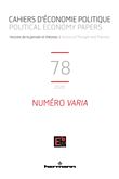 Cahiers d'économie politique n°78