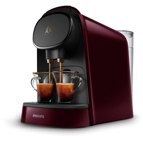 Philips L'Or Barista LM8012/80CYB Donkerrood + 2 Tassen