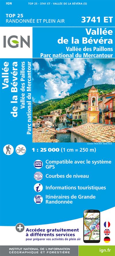 Vallées de la Bévéra et des Paillons, PN du Mercantour -  Collectif - broché