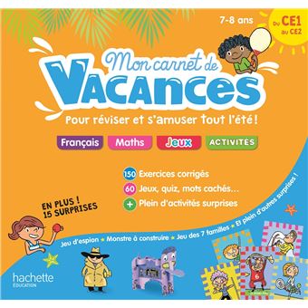 Mon carnet de vacances Du CE1 au CE2 - 7/8 ans
