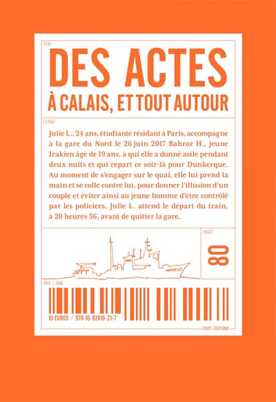 Des actes à Calais et tout autour
