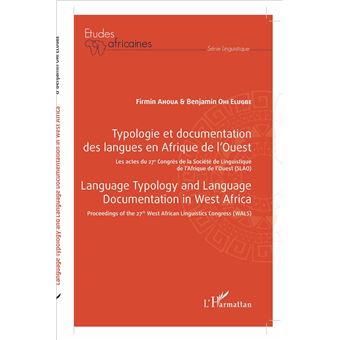 Typologie Et Documentation Des Langues En Afrique De Louest - 