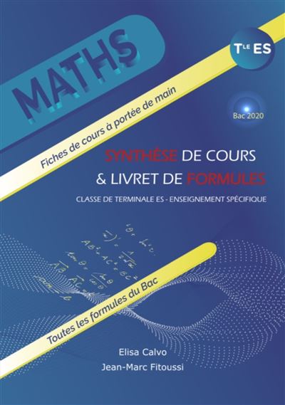 Maths Term ES Synthèse de cours et livret de formules