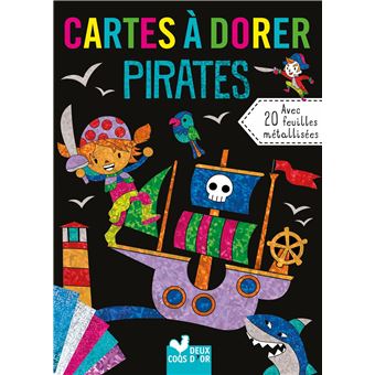 Cartes à dorer - pirates