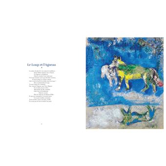 Les Fables de La Fontaine illustrées par Chagall. Version grand format