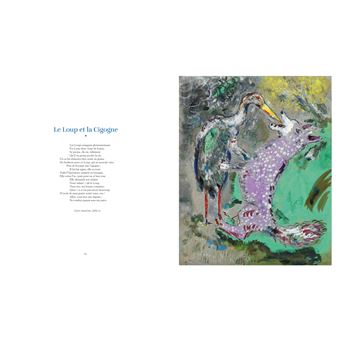 Les Fables de La Fontaine illustrées par Chagall. Version grand format