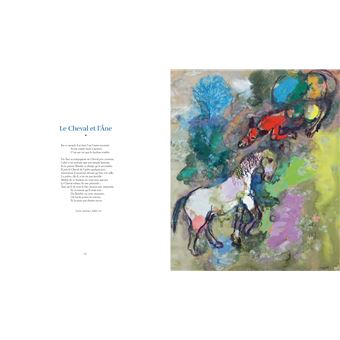 Les Fables de La Fontaine illustrées par Chagall. Version grand format