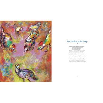 Les Fables de La Fontaine illustrées par Chagall. Version grand format