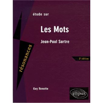  Sartre  Les  Mots  2e dition broch  Guy Renotte 