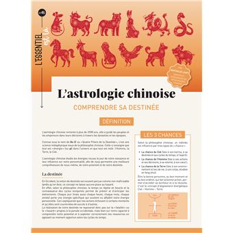 L'astrologie chinoise