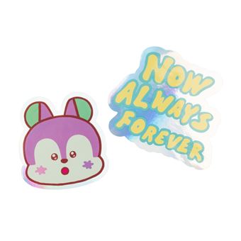 Set de 2 Stickers BT21 The Journey Vinyle Mang