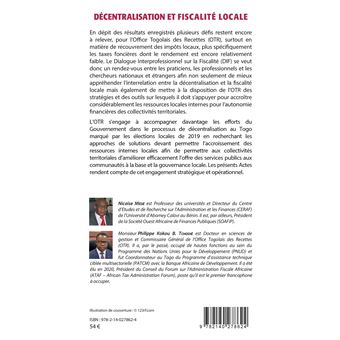 Décentralisation et fiscalité locale