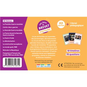 Les jeux du Brevet Histoire
