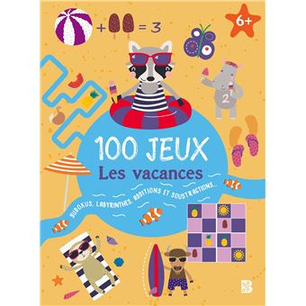 100 jeux - 6+ Les vacances