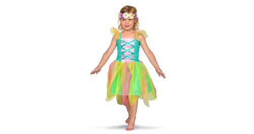 FAIRY DRESS MULTI COLOUR::M
