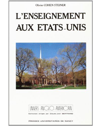 L'enseignement aux etats-unis -  Cohen-Steiner - broché