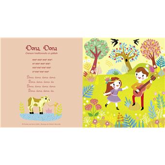 Mes premières chansons juives - Livre sonore avec 6 puces - Dès 1 an