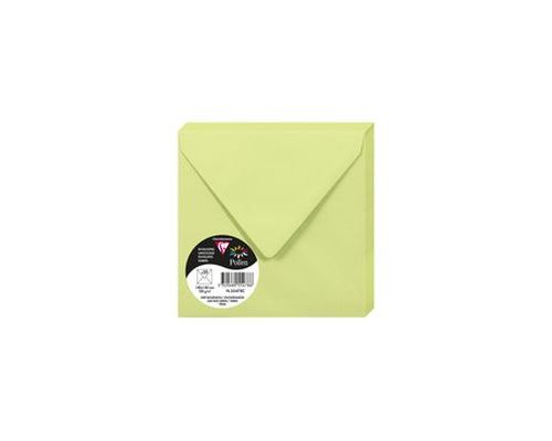 Pack de 20 enveloppes Pollen 140 x 140 mm Vert Bourgeon