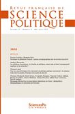 Revue Française de Science Politique T72-3