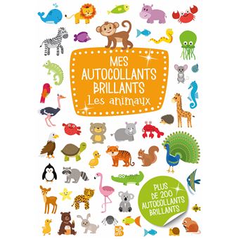 Mes autocollants brillants Les animaux