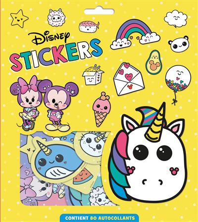 STANDARD CHARACTERS - Les Ateliers - Stickers - Kawaï Licornes - Disney