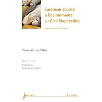European journal of environmental and civil engineering vol. - broché ...