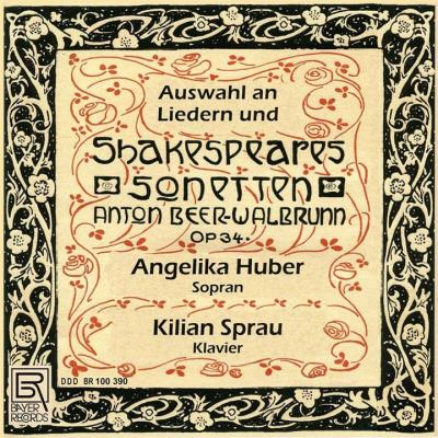 Shakespeare sonnets/lieder