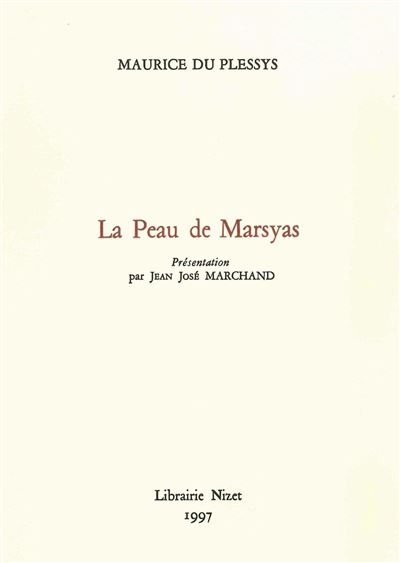 La Peau de Marsyas