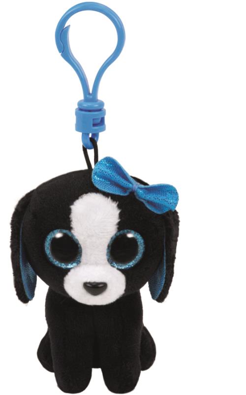 TY Porte-cl&eacute;s peluche Tracey le Chien Beanie Boo&rsquo;s  8,5 cm