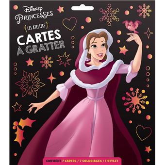DISNEY PRINCESSES - Pochette Cartes à gratter - Spécial Noël
