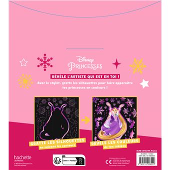 DISNEY PRINCESSES - Pochette Cartes à gratter - Spécial Noël