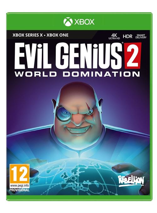 Pochette avant du jeu Evil Genius 2: World Domination Xbox Series X