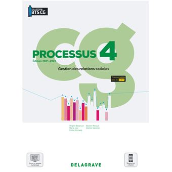 Processus 4 - Gestion des relations sociales BTS Comptabilité Gestion (CG) (2021) - Pochette élève