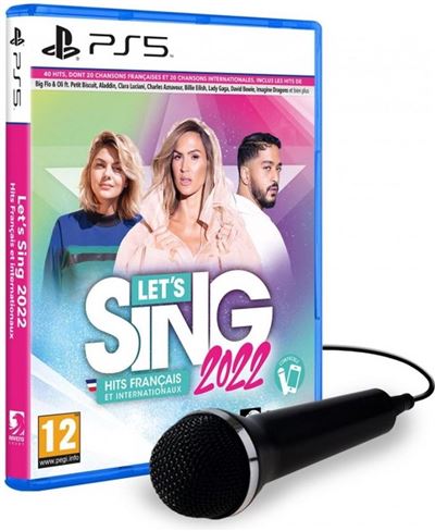 LET S SING 2022 + 1 MICROPHONE FRENCH FR/NL PS5