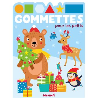 Gommettes pour les petits (Ours Noël)