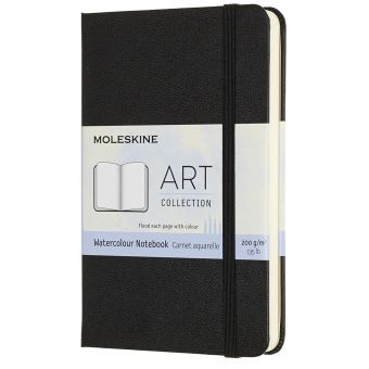 Carnet Aquarelle format de poche Moleskine Art Noir