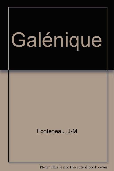 Galenique preparateur en pharmacie