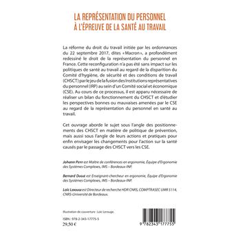 La représentation du personnel à l'épreuve de la santé au travail