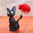 Statue Kiki la petite sorcière Ghibli Soliflore Jiji