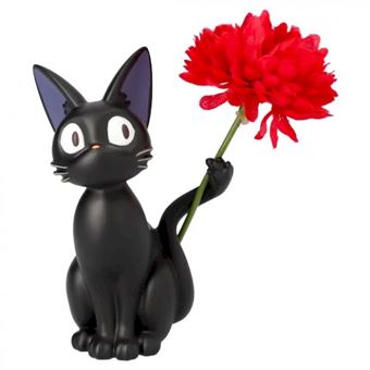 Statue Kiki la petite sorcière Ghibli Soliflore Jiji