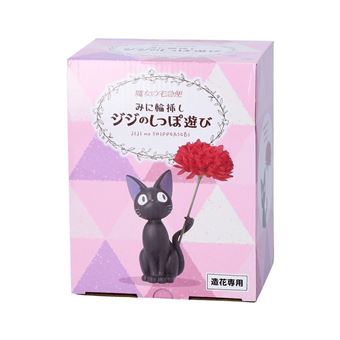 Statue Kiki la petite sorcière Ghibli Soliflore Jiji