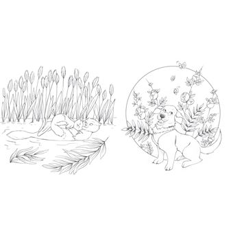 Les petits carrés d'Art-thérapie Boules de poils