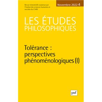 Etudes philosophiques 2022, n.4