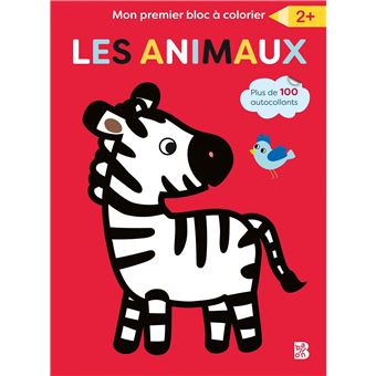 Mon premier bloc à colorier Les animaux