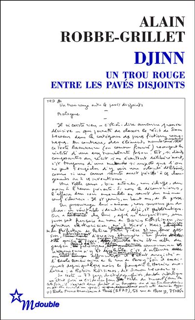 Djinn un trou rouge entre les paves disjoints - Alain Robbe-Grillet - Poche