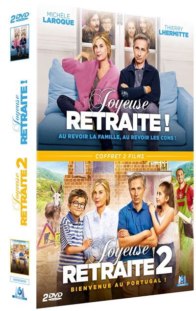 Joyeuse retraite ! Joyeuse retraite 2 DVD - DVD Zone 2 - Fabrice Bracq -  Thierry Lhermitte - Michèle Laroque : toutes les séries TV à la Fnac