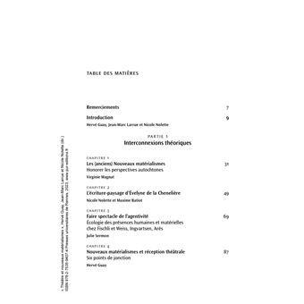 Théâtre et nouveaux matérialismes