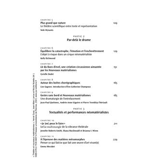 Théâtre et nouveaux matérialismes