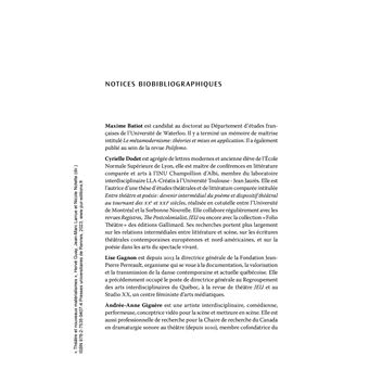 Théâtre et nouveaux matérialismes