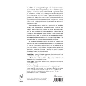 Théâtre et nouveaux matérialismes